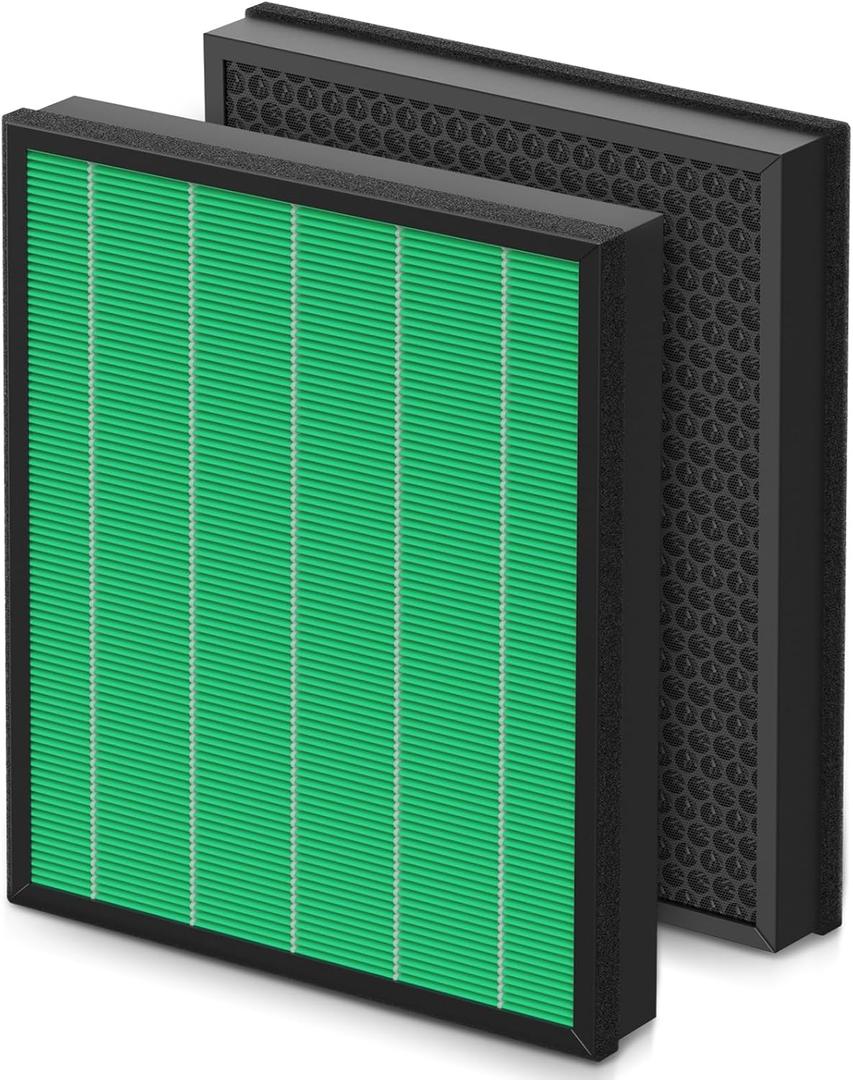 300 Replacement Filter for Coway AIRMEGA Max2 300/300S Combined True HEPA with Activated Carbon 2-in-1 Filter, AP-1515-FP