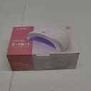 SUNUV UV LED Nail Lamp, Gel Light for Nail Polish UV Dryer with 3 Timers SUNone White