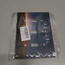 Moon Phase Mountain 3 Gang Light Switch Cover Plate Decorative Triple Toggle Wall Plate Electrical Faceplate Switchplate for Bathroom Home Bedroom Decor 6.7 * 4.8 Inch