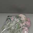 Artificial Ranunculus Flowers, 7pcs Silk Faux Ranunculus with Flocked Stems, 20.5in Long, Ice Pink & Opal Pink Fake Flowers for Home Wedding Party Indoor Decor