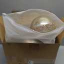 Shappy 4 Pcs 6 Inch Large Christmas Tree Balls Ornaments Plastic Decorative Hanging Ornaments Decoration for Xmas Tree Garland Wedding Party Holiday(Gold)