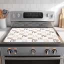 Electric Stove Top Cover for Glass & Smooth Tops - 28.5'' x 20.5'' Non-Slip Stove Protector with Cat Design, Scratch Proof Kitchen Counter Cover