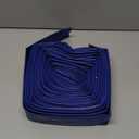 PVC HOSE 1-1/2"*100ft, Pool Backwash Hose, Heavy Duty Reinforced Blue PVC Lay Flat Water, For Swimming Drain Pools and Clean Filters, with 2 Clamp