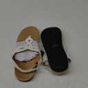 Athlefit Women's Orthopedic Arch Support Sandals Comfortable Thong T-Strap Orthotic Casual Flat Sandals, Size 10