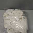 decorUhome Summer Couch Euro Sham Throw Pillow Covers 26x26 Set of 2, Decorative Soft Velvet Modern Cozy Chenille Pillow Cases with Elegant Design for Sofa Bed Living Room Home Decor, Cream White