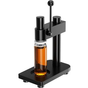 Manual Can Sealer Machine for Bottles & Aluminum Cans - Adjustable Height Home & Commercial Brewing Jar Capper Tool for Beer, Juice, Coffee, Soda, Drinks, Black