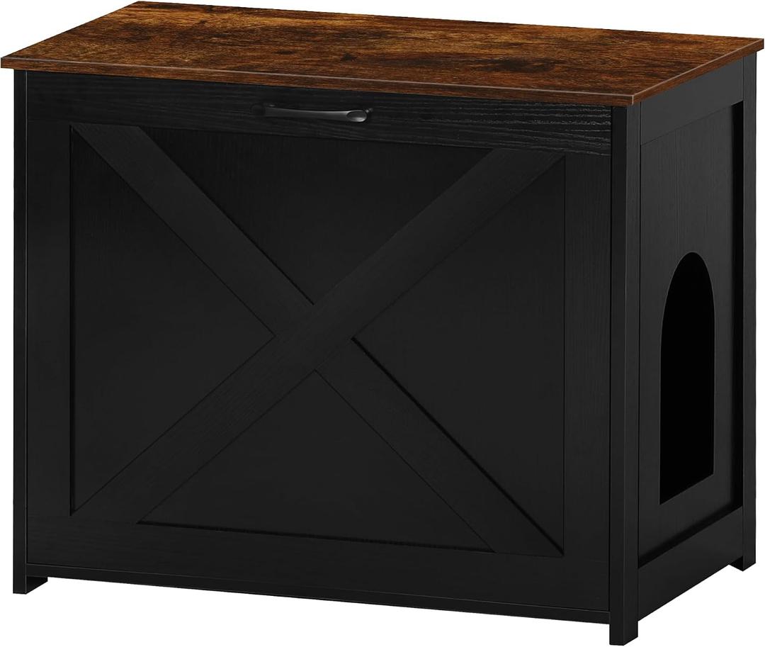 Cat Litter Box Enclosure, Hidden Litter Box Furniture, 27.6 Inches