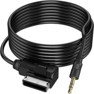 3.5mm Jack Connector AMI Cable - AMI MDI MMI Cable with AUX Input, Compatible with Audi Music Interface/VW MDI Box or MMI System, 6 Feet Extra Long