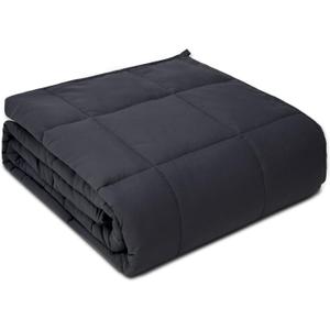 Weighted Blanket 15lbs Twin Size Dark Grey 48"x72" Weighted Blankets for Adults Heavy Blanket are Comfortable and Cozy