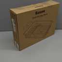 Kitsure Dish Drying Rack for Kitchen Counter, Stainless Steel Sink Organization and Storage Essentials with Cutlery Holder, Home and Appartment Decor, 12''W x 15.5''L, Black