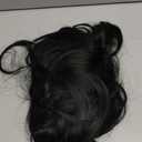 Beginner-Friendly Wig with Bangs for Women Black Straight Face-Framing Layers Hairstyle 4x4 Realistic Scalp Glueless Synthetic Wigs Medium Length for Everyday Use