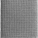 ONSEN - Bath Towel Set - XL Bath Sheet, Cinder Grey - Supima Cotton Lightweight & Quick-Dry - Curvy Weave Shower Towel
