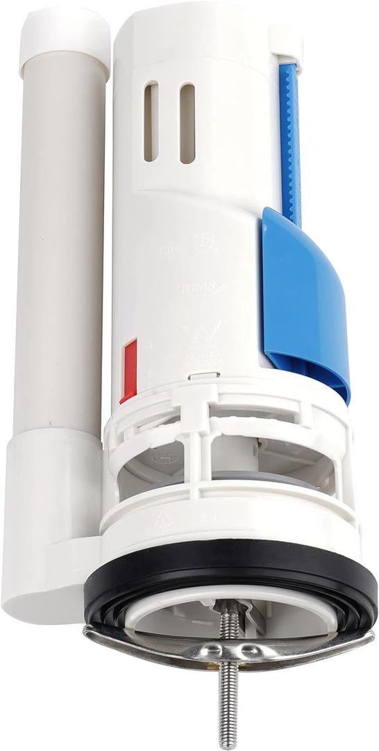 2 Inch Toilet Flush Valves Toilet Repair Kit Dual Flush Valve Replacement Fit for One Piece Toilet Top Push Button Valve (8" Height)