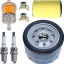 Adefol Air Filter Oil Filter Tune Up Kit for Husqvarna YTH22V46 YTH2348 YTH24V48 Z246 YTH18542 Z254 YTA24V48 YTA18542 YTH24V54 YTA22V46 Mower w/ 17.5hp 19.5hp 20hp 21hp Engine