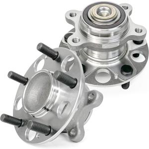 Pair 512256 Rear Wheel Bearing Hub Assembly Compatible with Acura CSX 2006-2011, for Honda Civic 2006-2011, 5 Lugs (OE Size)