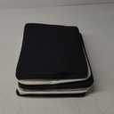 Storage Bins Large Fabric Storage Baskets for Shelves 3 Pack, Decorative Linen Closet Baskets with Handles for Organizing, Shelf, Clothes, Home, Office, 15x11x9.5Inches (Black&White)