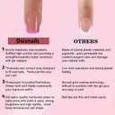 300Pcs Square French Tip Press on Nails, Pink Blue Extra Short Soft Gel Nail Tips, Pre-lasting Acrylic Fake Nails, No Need to File False Nail Tips Extension for Women Nails DIY in 15Sizes