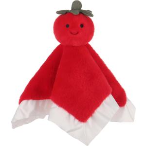 Apricot Lamb Fresh Tomato Soft Loveys for Babies, Security Blanket for Baby Boy and Girl, for Infant and Toddlers