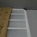 Fits 24x18 Duct Opening | Steel Return Air Filter Grille by Handua [Removable Door] | Vent Cover Grill | White | HVAC Cold Air Intake Grille | Out Dim: 26 5/8"W X 20 5/8"H