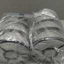 2 Pack Pendant Light Kitchen Island Pendant Lighting, Hanging Light with Spiral Cage Frosted Glass Shade, Black Modern Indoor Hanging Lamp, white frosted glass