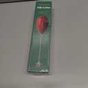 Rechargeable Milk Frother Handheld, Travel Portable Frother Wand for Coffee, USB C Electric Whisk with Stand & Case, Waterproof Hand Drink Mixer for Lattes, Cappuccino, Matcha, Egg (Black)