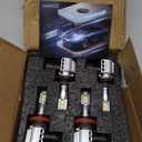 NINEO 9005 H11 Fog Light Combos, 600% Super Bright Wireless, Pack of 4