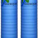 400SQFT AMERIQUE 2MM Premium Flooring Padding 3-in-1 Heavy Duty Foam Blue, 200SF/Roll, Pack of 2 Underlayment, with Tape & Vapor Barrier