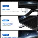 2025 Upgraded Wireless HDMI Transmitter and Receiver, 4K Decode 1080P Output,2.4G/5G Plug&Play Portable HDMI Wireless for Streaming Video and Audio to Monitor from Laptop/TV Box