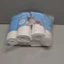 120 Pack Cat Litter Box Liners, 26.4" x 23.6" Automatic Litter Box Bags, 3MIL Extra Thick Leakproof Cat Litter Bags, Compatible with Litter Robot 3 & 4, 10-12 Gallon Heavy Duty Drawstring Waste Bags