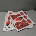 5 x Christmas Bulb Light Window Clings - Winter Car Refrigerator Decorations Stickers for Holiday Xmas Home Kitchen Living Room - Door Window Seasons Decals