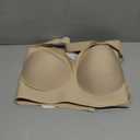 OEAK Womens Wireless Jelly Bra Plus Size Supportive Seamless Bras Full Coverage Push Up Comfortable No Underwire Tshirt Bras, L, Creamy Beige