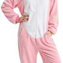 Gorkonpy Axolotl Costume Adult Women Animal Onesie Pajamas Halloween Party Dress Up L