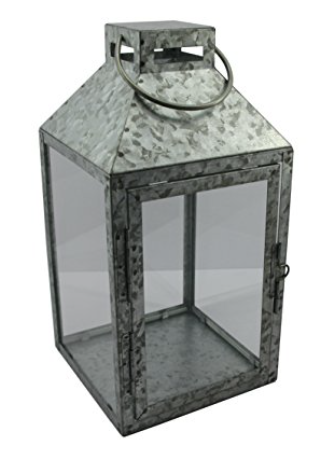 12 in. Galvanized Lantern Large
