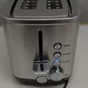 GE 2 Slice Stainless Steel Toaster, Extra Wide Slots for Toasting Bagels, Breads, Waffles & More, 7 Adjustable Shade Settings, Removable Crumb Tray, Countertop Kitchen Essentials, 850 Watts