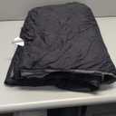 HOMFINE Cooling Comforter Japanese Double-Sided Cold Tech Fabric Cooling Blanket for Night Sweats Hot Sleepers, Q-Max 0.45 Soft Breathable Silky Smooth Lightweight Black Summer Comforter Twin