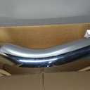 Universal 5" to 7" Exhaust Elbow Pipe with Steel Clamp - Silver Chrome or Black Painted for Car, Truck & Diesel
