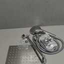 High Pressure Rainfall Shower Head with Handheld Spray Combo  5 Spray Modes, 10" Rain Showerheads Overhead Shower, Anti-Clog Nozzles, Air-In, Flexible Extension Arm, Chrome Plating & Brass