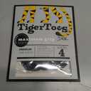 DOK TigerToes Premium Non-Slip Dog Socks for Hardwood Floors - Extra-Thick Grip that Works Even When Twisted - Prevents Licking, Slipping, and Great for Dog Paw Protection - Size Medium