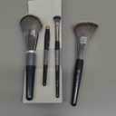 BK BEAUTY BRUSHES  ANGIE HOT & FLASHY Travel Brush Set with Pouch  Foundation Makeup Brushes  Brush for Liquid or Cream Foundations  UnderEye Concealer | Bronzer, Blush & Highlighter Makeup Brush