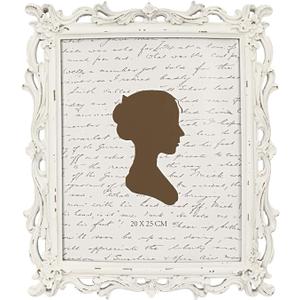 AELS 8x10 Inch Vintage Picture Frame, Elegant Antique Photo Frames with Glass Front, Photo Display, Tabletop Wall Hanging, Gift Ideas, Off White