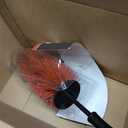 Maxshine Wheel & Rim Brush 10 (Red & Black) | Large Soft Bristle PP Material with Comfort Grip & Knuckle Guard | Scratch-Free Wheel Cleaning Brush | Universal Car Detailing Tool for Rims & Tires