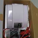 Electric Anchor Winch,Marine Anchor Winch Saltwater Boat Anchor Windlass Kit with Wireless Remote Control,Anchors Up to 45 LBS, Heavy Duty Towing Winches for Fishing Boat Pontoon Boat (45LBS, White)