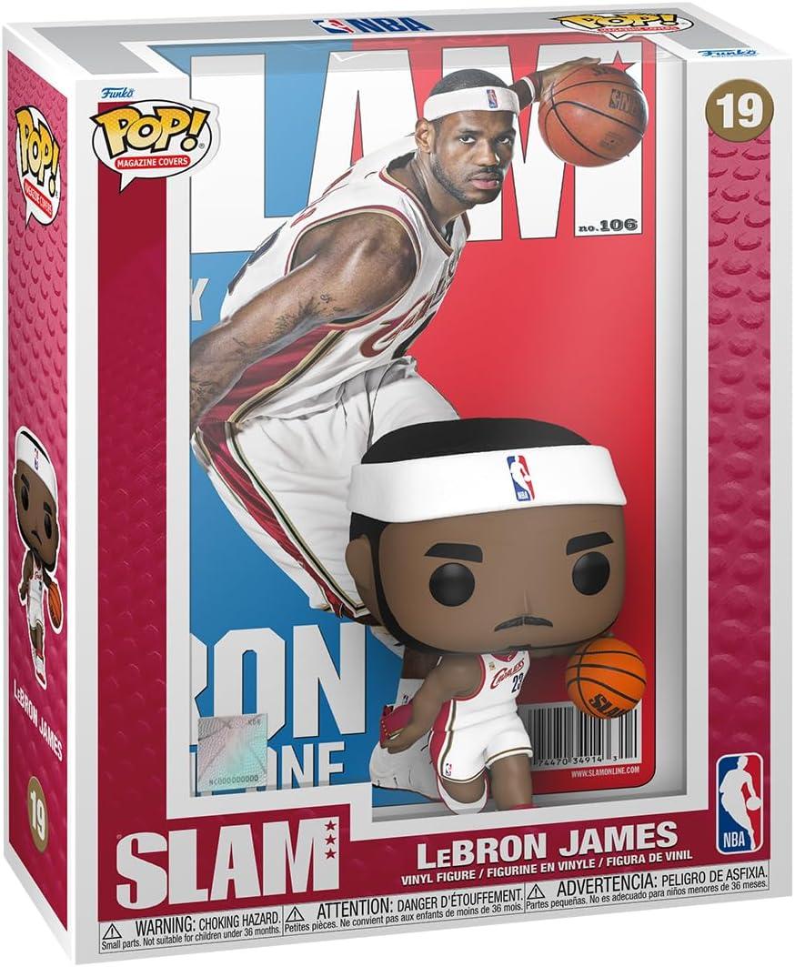 Funko POP! NBA Cover: Slam  Lebron James - Collectable Vinyl Figure - Gift Idea - Official Merchandise - for Kids & Adults - Sports Fans - Model Figure for Collectors and Display
