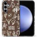 Flivro Case for Samsung Galaxy S25 Western Cowboy Collage