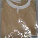 LilyCoco Womens Long Sleeve T-Shirts Casual Basic Fall Crewneck Layered Shirt, Beige, Large