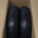 14.5 4.80/4.00-8 Flat-free Solid Tire and Wheel with 3/4 & 5/8 Bearing 3" -6" Centered Hub for Yard Cart Garden Wagon
