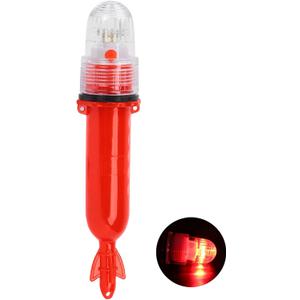 Boat Flares Coast Guard Approved Marine, Intelligent Marine Flares, 0.6W Red Visual Distress Signals for Boats, Emergency Flares Boat with Thick O Rings for Fishing