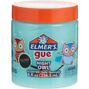 3 x ELMER'S Night OWL PRE Made Slime, Small