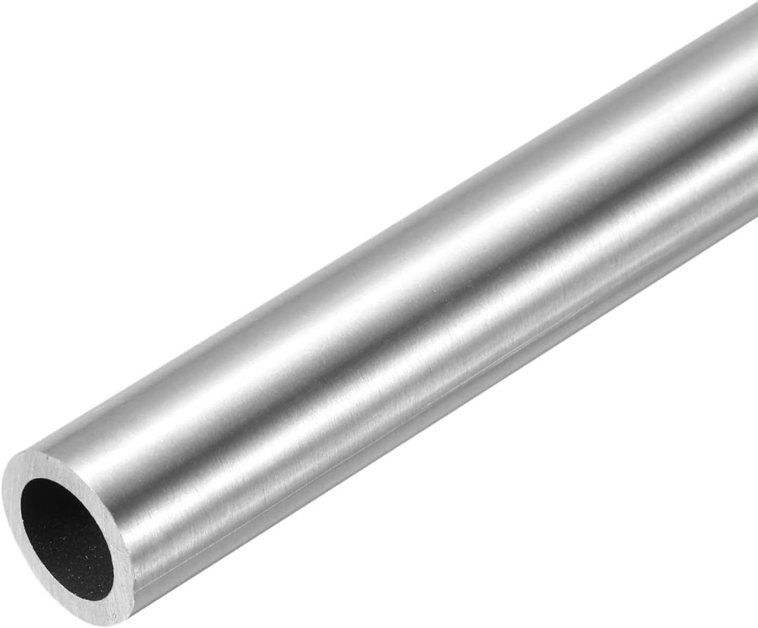 uxcell 304 Stainless Steel Tube, 9mm ID 13mm OD 250mm Length Round Seamless Straight Steel Metal Capillary Pipe Tubing for Industry DIY Projects