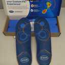 Dr. Scholl's Custom FiT Comfort – Plantar Fasciitis Insoles, Orthotics Shoe Inserts with Arch Support for Men & Women, Suitable for 220+ lbs, Stay on Your Feet All-Day with Optimum Cushioning, CF760 Men's 9.5-10 or Women's 10.5-11
